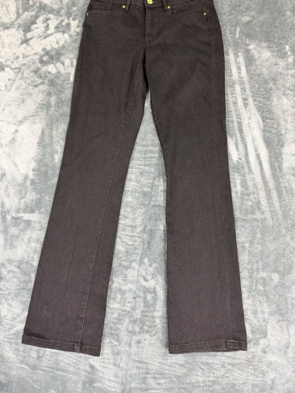 Tommy Hilfiger Jeans Tribeca Womens Black Straight Denim Pants Size 2